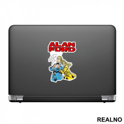 Besan Zagrljaj - Alan Ford - Nalepnica Besan Zagrljaj - Alan Ford - Nalepnica