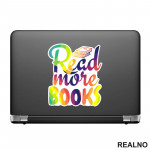 Read More Books - Rainbow - Books - Čitanje - Knjige - Nalepnica
