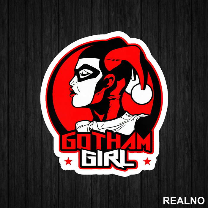 Gotham Girl - Harley Quinn - Nalepnica