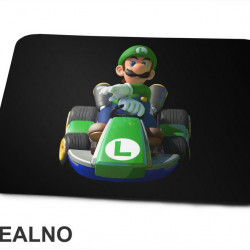 Luidji - Luiđi Vozi Karting - Super Mario - Podloga za miš