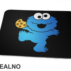 Cookie Monster - Holding A Cookie - Crtani Filmovi - Podloga za miš