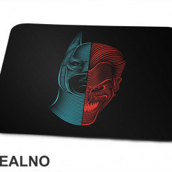 Blue And Red - Half Face - Joker - Batman - Podloga za miš Blue And Red - Half Face - Joker - Batman - Podloga za miš