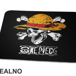 Scratched Skull - One Piece - Podloga za miš