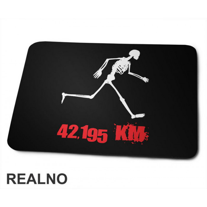 42,195 KM - Skeleton - Trčanje - Running - Podloga za miš