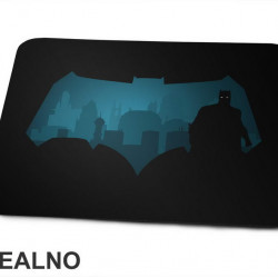 Blue Logo And Shadow - Batman - Podloga za miš