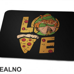 Pizza Love - Mike - Nindža Kornjače - Podloga za miš Pizza Love - Mike - Nindža Kornjače - Podloga za miš