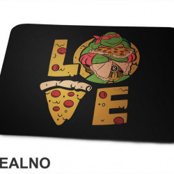 Pizza Love - Rafaelo - Nindža Kornjače - Podloga za miš Pizza Love - Rafaelo - Nindža Kornjače - Podloga za miš