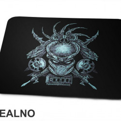 Blue And Grey Dots - Predator - Podloga za miš