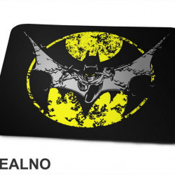 Yellow Moon - Grey Bat - Batman - Podloga za miš