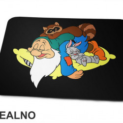 Pospanko I Rakun - Snežana i Sedam Patuljaka - Crtani Filmovi - Podloga za miš