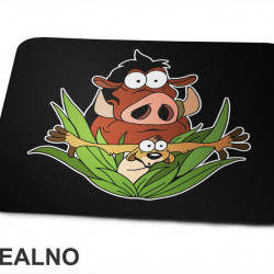 Pumba i Timon Vire Iz Trave - Kralj Lavova - Crtani Filmovi - Podloga za miš