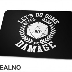 Let's Do Some Damage - D&D - Dungeons And Dragons - Podloga za miš