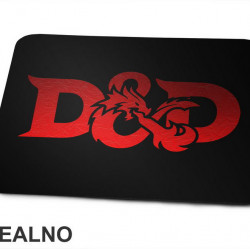 Red Logo - Spitting Fire - D&D - Dungeons And Dragons - Podloga za miš