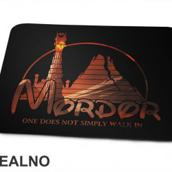 Mordor - One Does Not Simply Walk In - Colors Of - Lord Of The Rings - LOTR - Podloga za miš Mordor - One Does Not Simply Walk In - Colors Of - Lord Of The Rings - LOTR - Podloga za miš