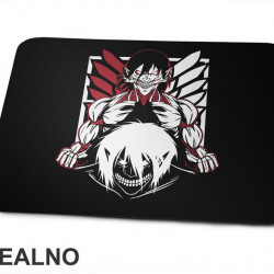 Shadows And Red Lines - Attack On Titan - Podloga za miš