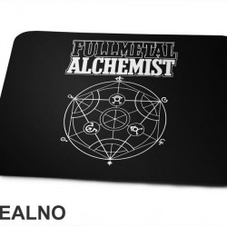 Logo And Transmutation - Fullmetal Alchemist - Anime - Podloga za miš Logo And Transmutation - Fullmetal Alchemist - Anime - Podloga za miš