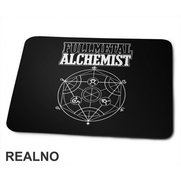 Logo And Transmutation - Fullmetal Alchemist - Anime - Podloga za miš