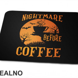 Nightmare Before Coffee - Kafa - Podloga za miš