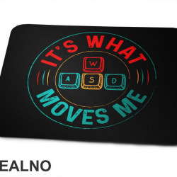 WASD Moves Me - Games - Geek - Podloga za miš