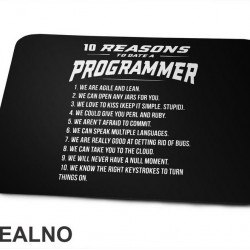 Ten Reasons To Date A Progammer - Geek - Podloga za miš