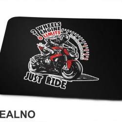2 Wheels, 1 Engine, 0 Limits - Just Ride - Motor - Podloga za miš