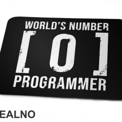 Worlds Number One Programmer - Geek - Podloga za miš