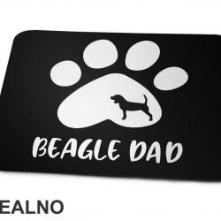Beagle Dad - Pas Bigl - Dog - Psi - Podloga za miš