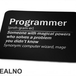 Programmer Wizard - Geek - Podloga za miš