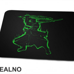 Green Outline - Roro - One Piece - Podloga za miš