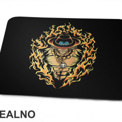 Ace - Fire - One Piece - Podloga za miš