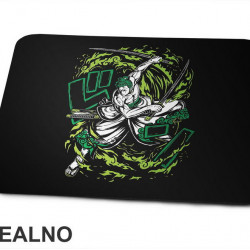 Green Fire - Zoro - One Piece - Podloga za miš
