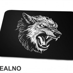 Linije Vuka Koji Zavija - Wolf - Životinje - Podloga za miš