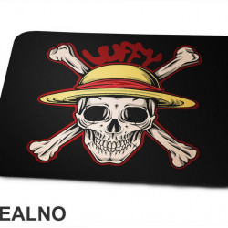 Luffy Skull - One Piece - Podloga za miš