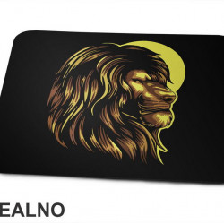 Glava Lava i Mesec - Životinje - Podloga za miš