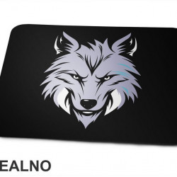 Sa Plavim Detaljima - Vuk - Životinje - Podloga za miš