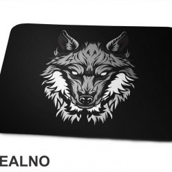 Sivi - Sa Belim Očima - Vuk - Životinje - Podloga za miš