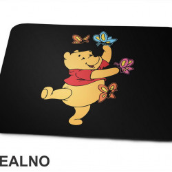 Vini Pu Se Igra Sa Leptirima - Crtani Flimovi - Podloga za miš