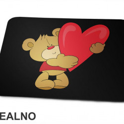 Slatki Meda Drži Veliko Srce - Crtani Filmovi - Podloga za miš