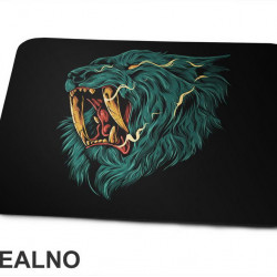 Plavi - Ljut - Lav - Lion - Životinje - Podloga za miš