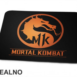 Orange Logo - Mortal Kombat - Podloga za miš