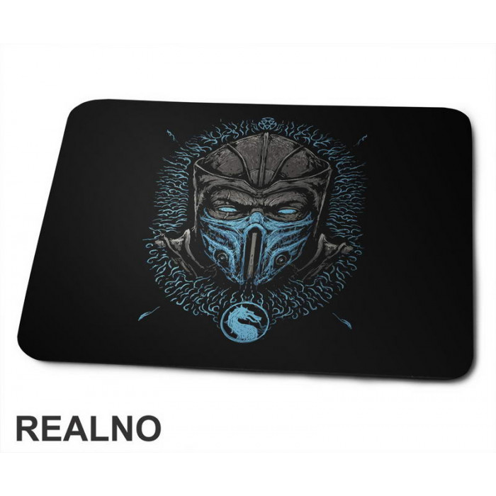 Sub Zero - Dots - Head - Mortal Kombat - Podloga za miš Sub Zero - Dots - Head - Mortal Kombat - Podloga za miš