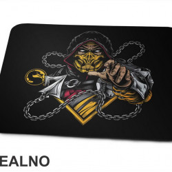 Get Over Here - Scorpion - Lines - Mortal Kombat - Podloga za miš