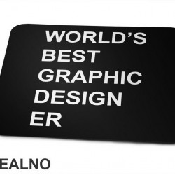 World Best Graphic Design-er - Geek - Podloga za miš