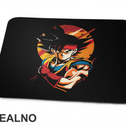 Colors Splashing - Goku - Dragon Ball - Podloga za miš