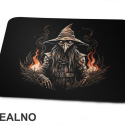 Magična Vatra i Veštac - Witch - Podloga za miš