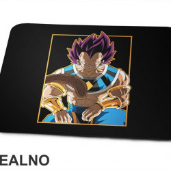 Vegeta Sitting - Gold - Goku - Dragon Ball - Podloga za miš