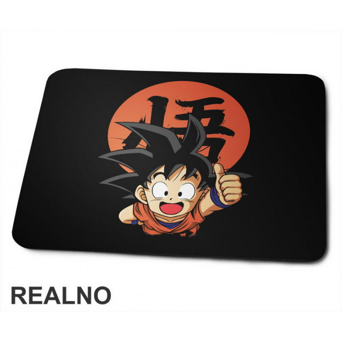 Kid Goku Smiling - Dragon Ball - Podloga za miš Kid Goku Smiling - Dragon Ball - Podloga za miš
