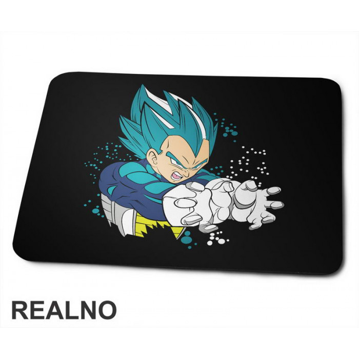 Super Saiyan - Blue - Circles - Goku - Dragon Ball - Podloga za miš Super Saiyan - Blue - Circles - Goku - Dragon Ball - Podloga za miš