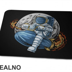 Astronaut Na Raketi - Space - Svemir - Podloga za miš