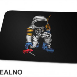 Astronaut Sa Prijemnikom - Space - Svemir - Podloga za miš